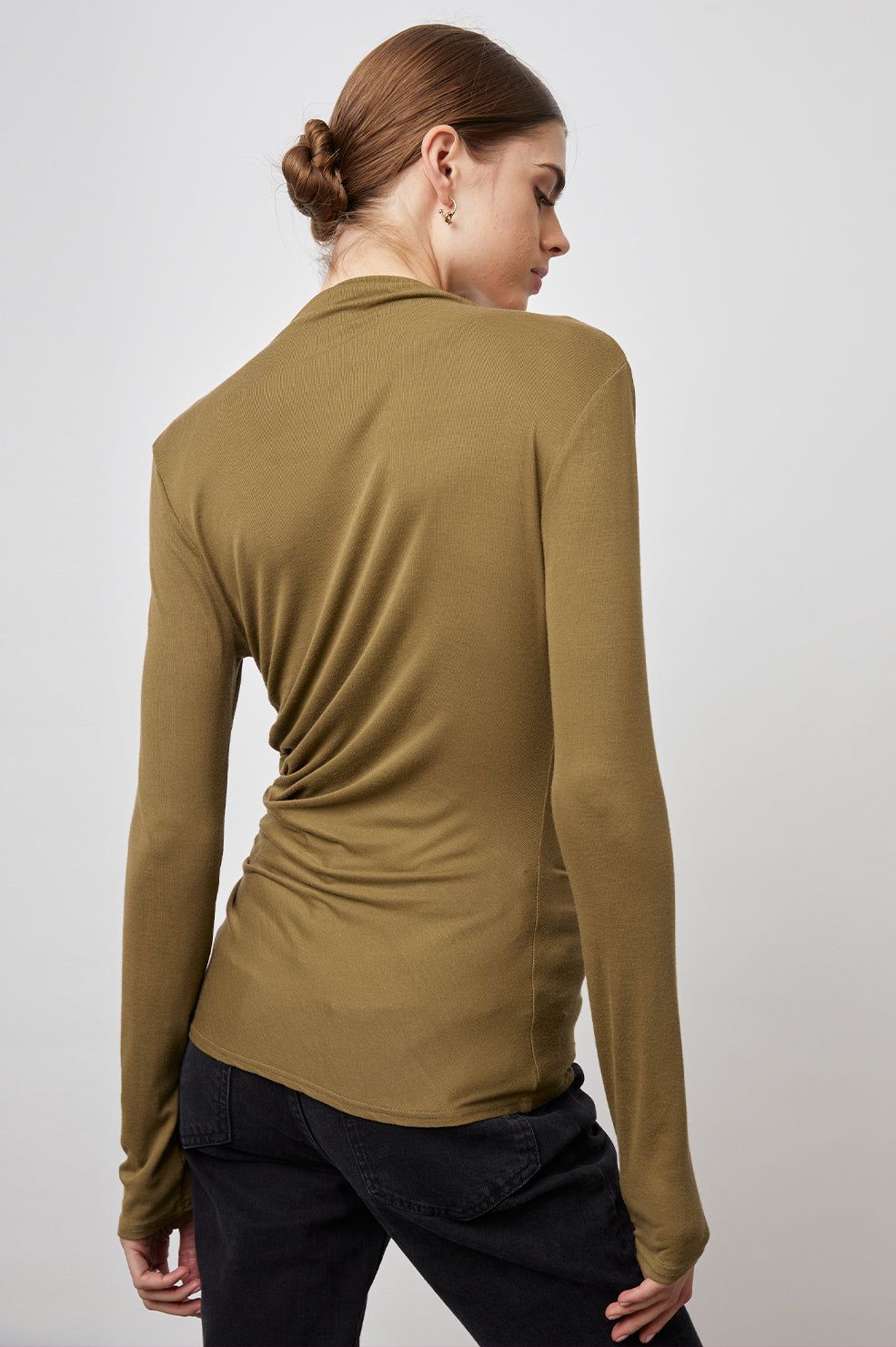 JOELLE TOP - OCHRE sold by Rails product image thumbnail 4
