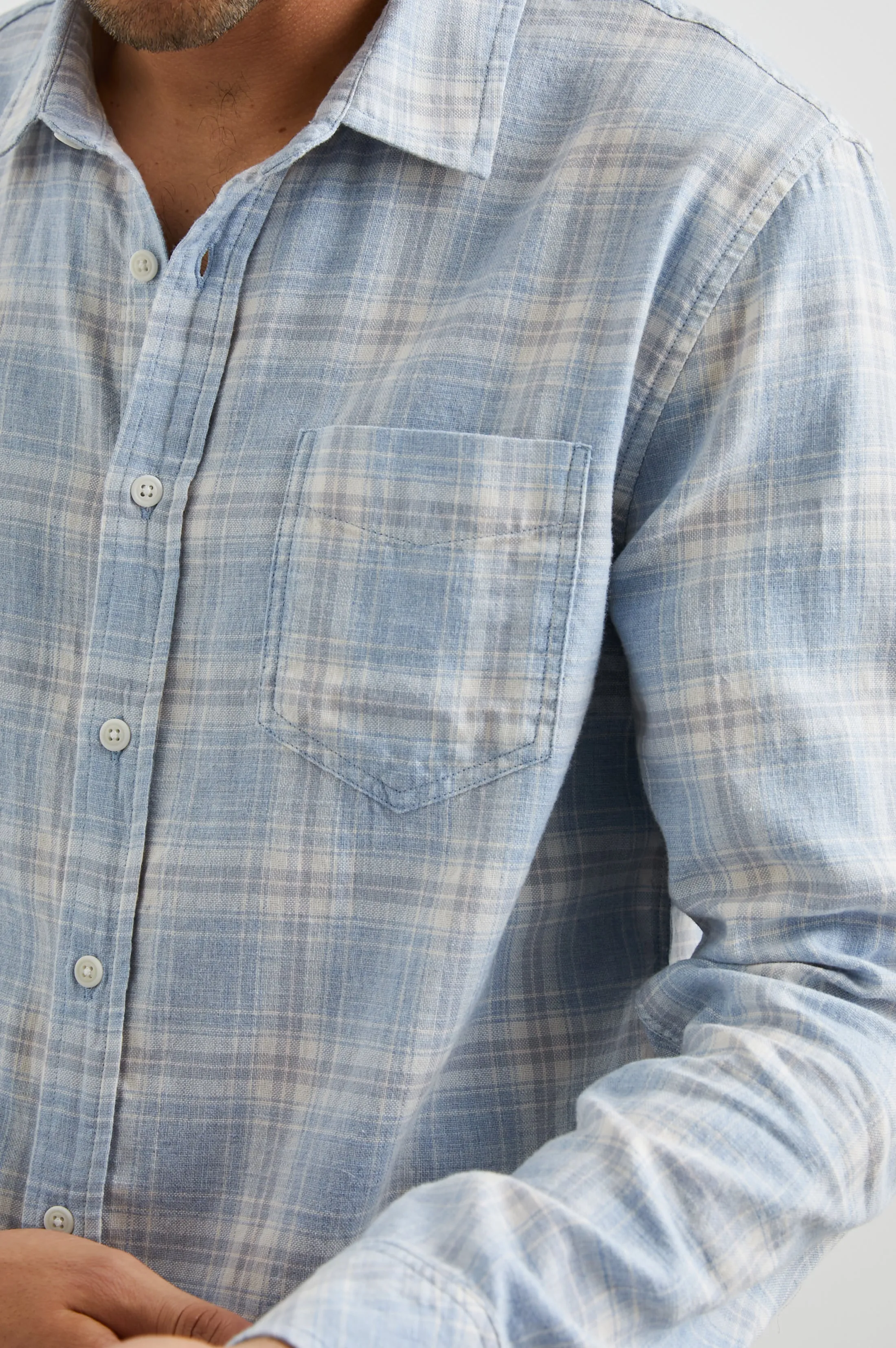 WYATT SHIRT - ROSE WATERFALL sold by Rails product image thumbnail 2