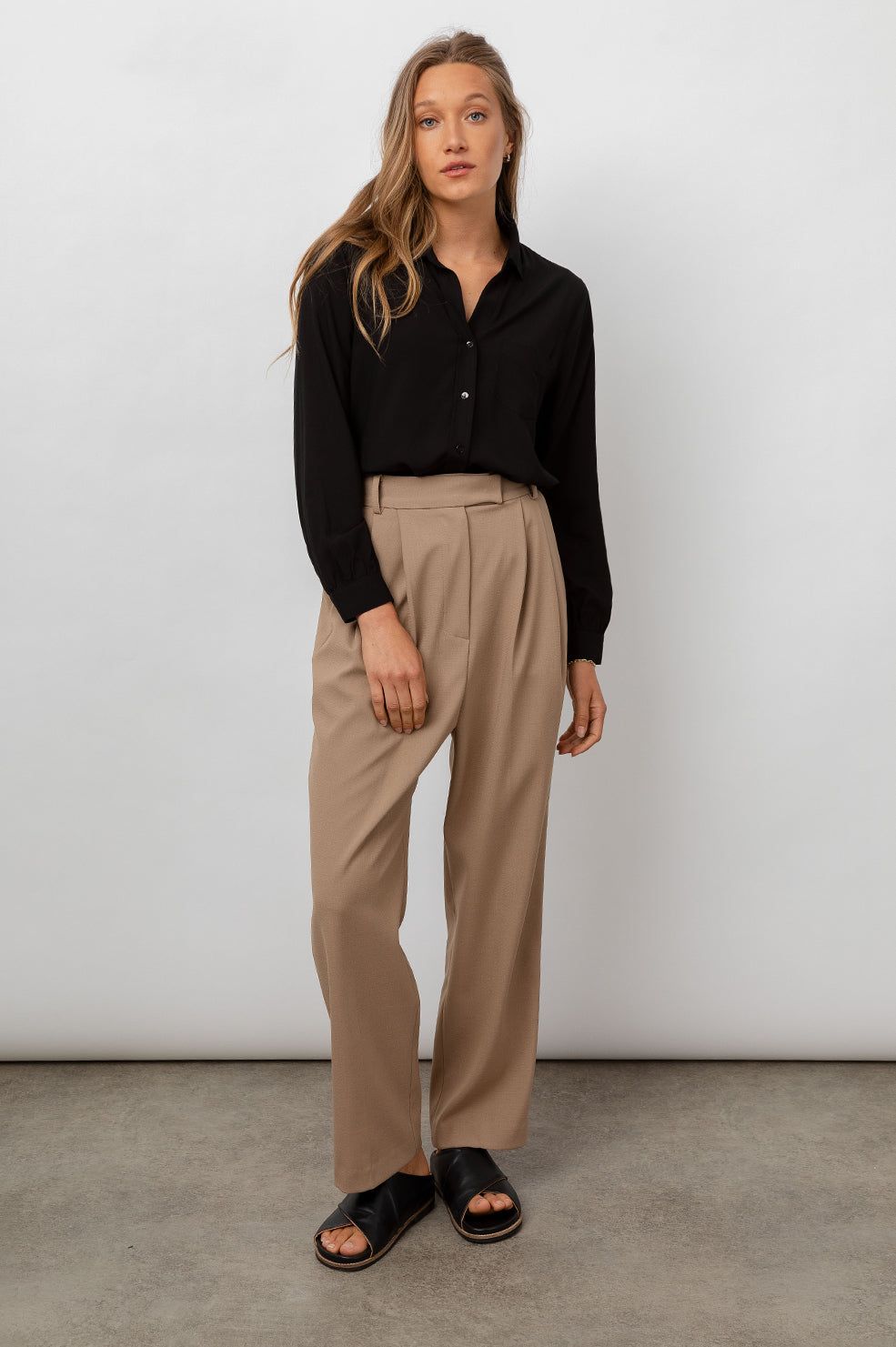 NOEMI SHIRT - BLACK sold by Rails product image thumbnail 3