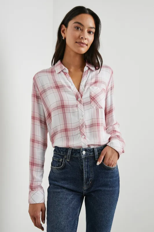 HUNTER SHIRT - BLUSH WHITE PETAL made by Rails