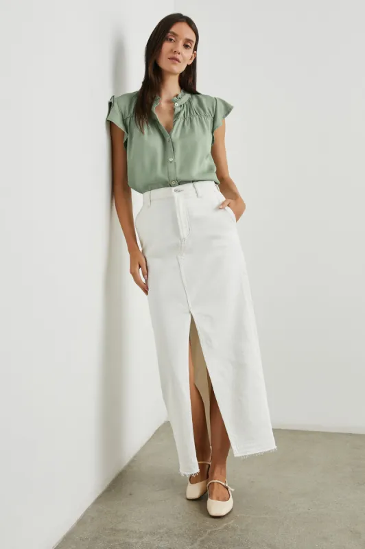 RUTHIE SHIRT - SAGE DENIM sold by Rails