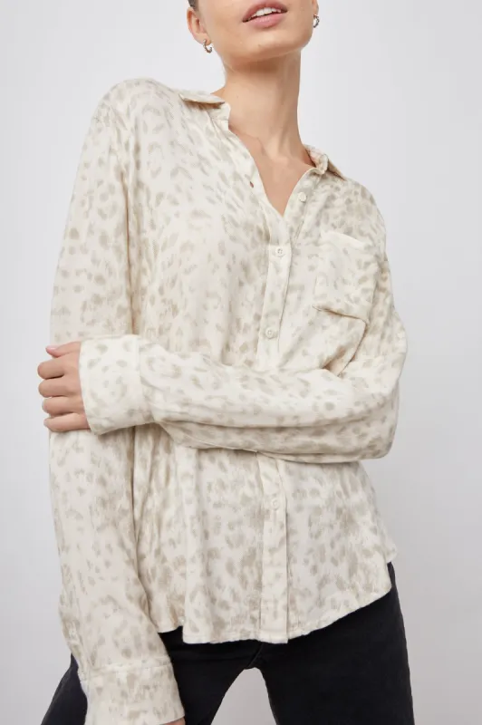HUNTER SHIRT - IVORY IKAT sold by Rails