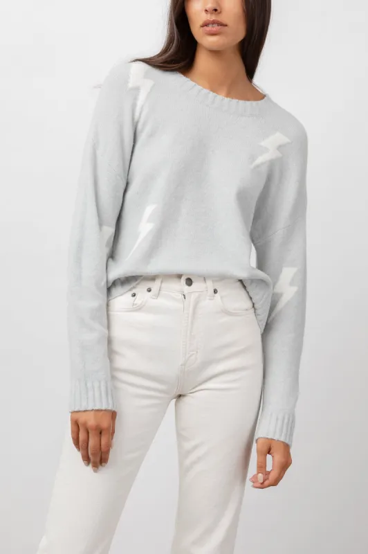 PERCI SWEATER - GREY WHITE LIGHTNING sold by Rails