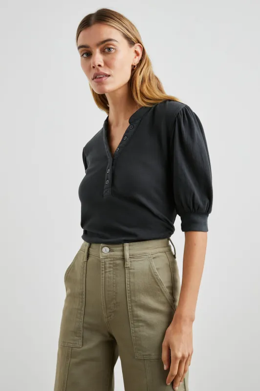 JEWEL TOP - WASHED BLACK sold by Rails