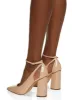 Pointed Toe Ankle Strap Block Heel Pumps sold by Rainbow