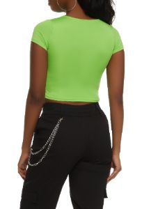 Seamless Double Layered Crew Neck Crop Top sold by Rainbow