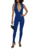 Sleeveless Plunge V Neck Catsuit sold by Rainbow
