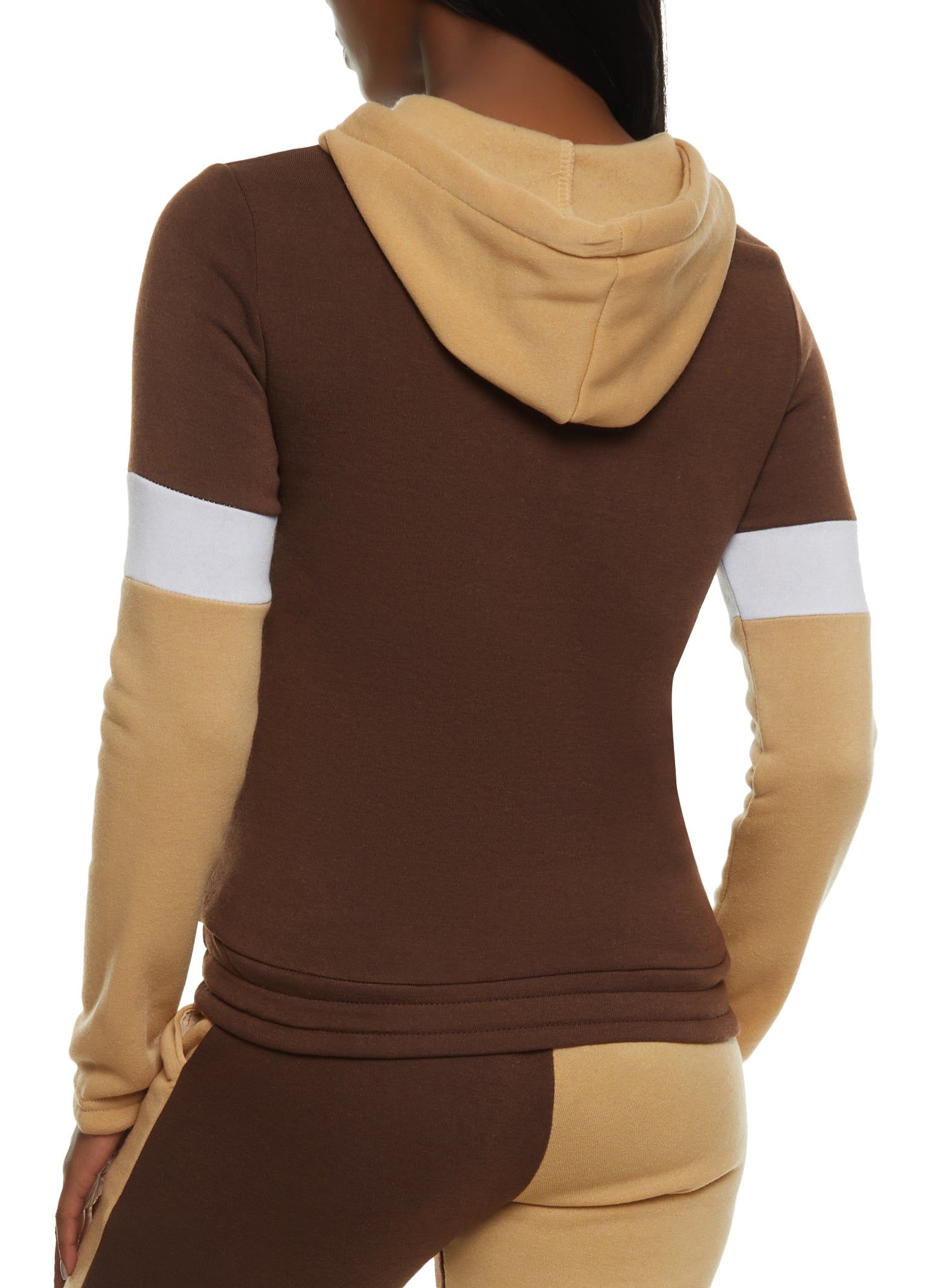 Color Block Flap Pocket Hoodie sold by Rainbow product image thumbnail 3