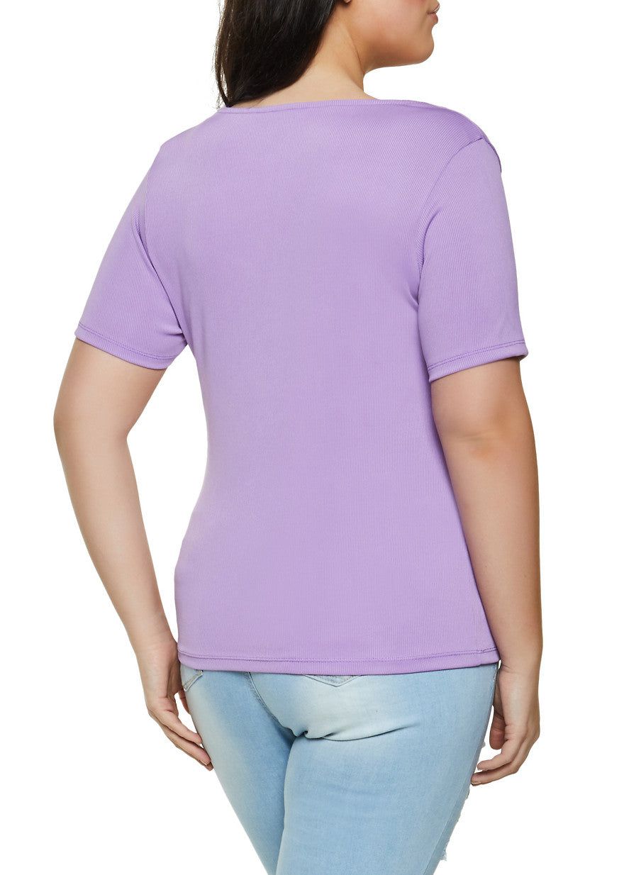 Plus Size Snap Button Top sold by Rainbow product image thumbnail 2