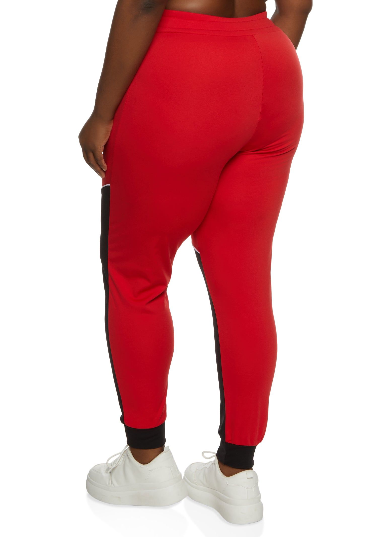 Plus Size Color Block Drawstring Joggers sold by Rainbow product image thumbnail 2