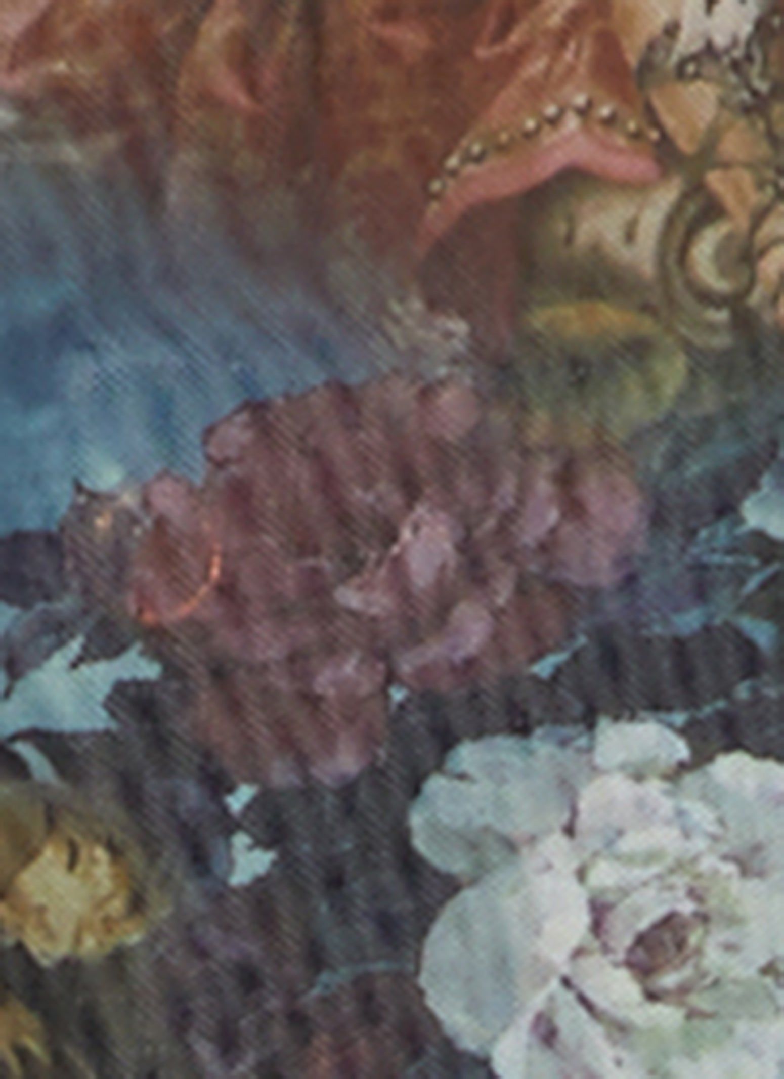 Plus Size Mesh Printed Long Sleeve Top sold by Rainbow product image thumbnail 3