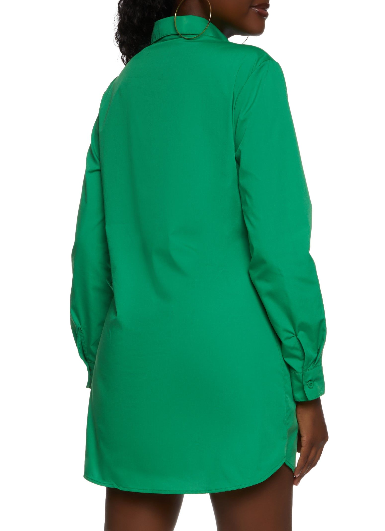 Solid Poplin Shirt Dress sold by Rainbow product image thumbnail 3