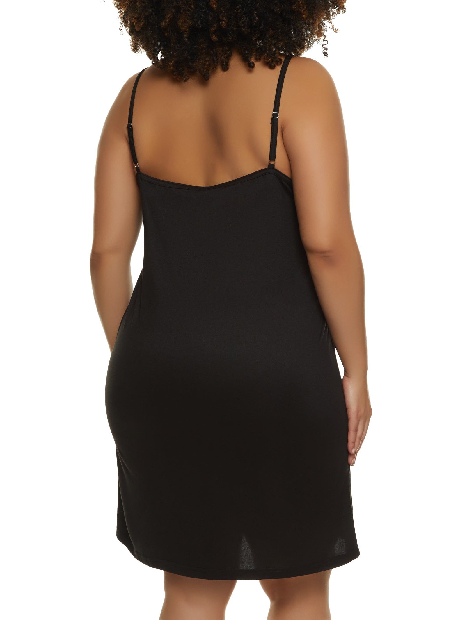 Plus Size Lip Graphic Print Nightgown with Robe sold by Rainbow product image thumbnail 5