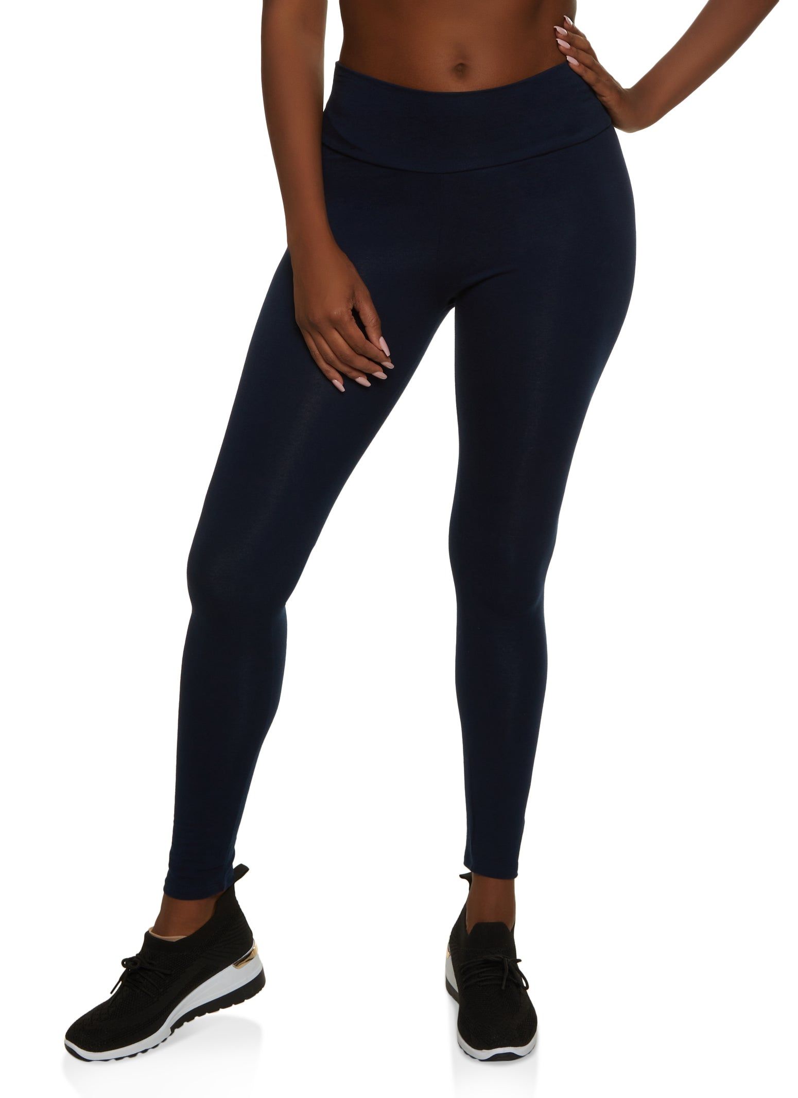 Solid High Rise Leggings sold by Rainbow