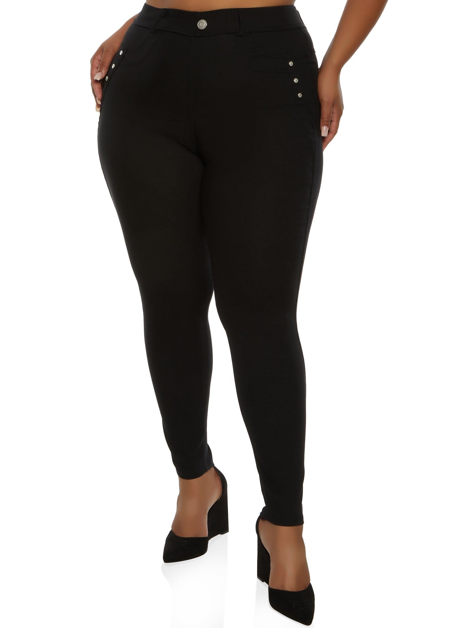 Plus Size Hyperstretch Push Up Pants sold by Rainbow