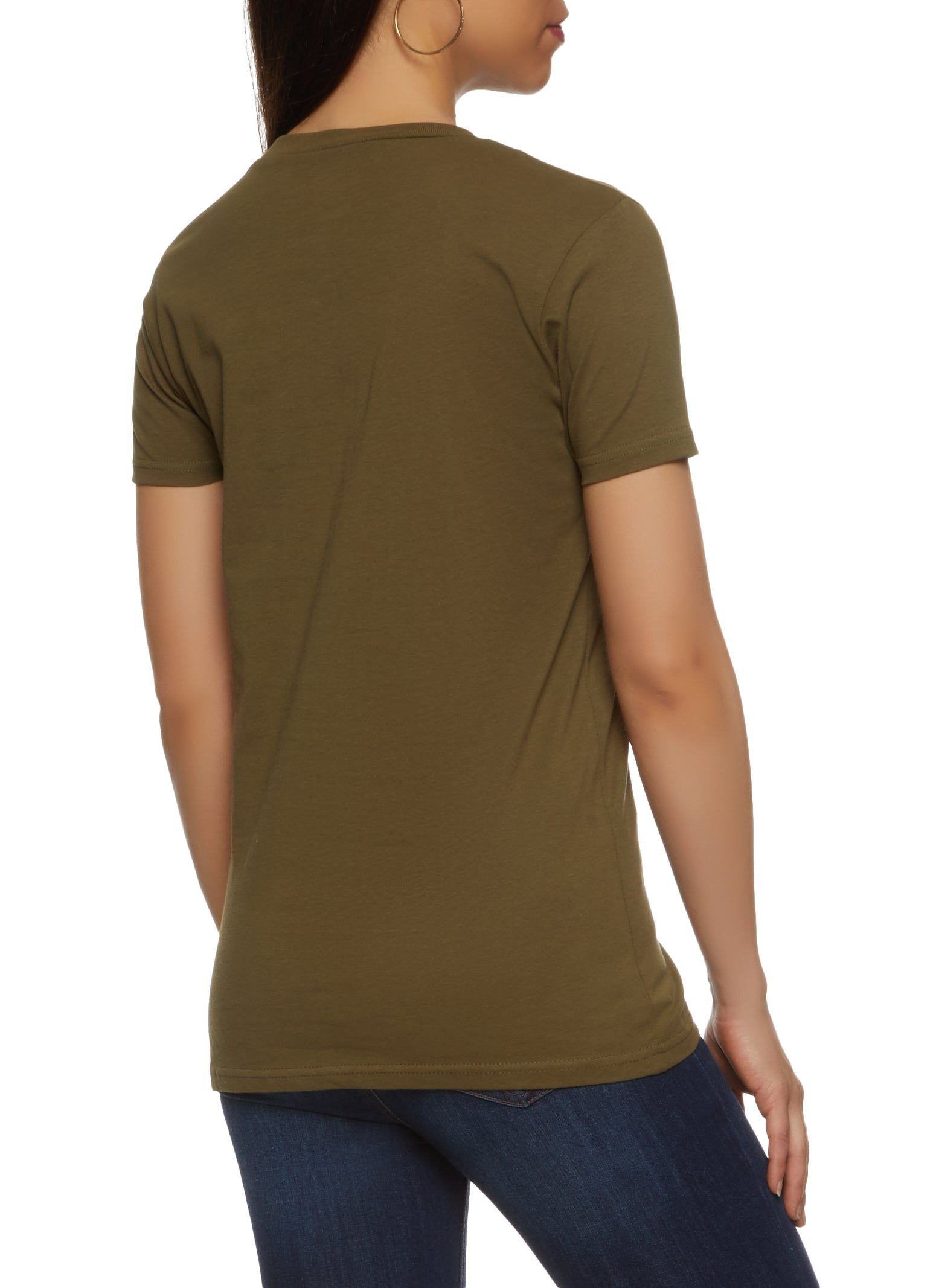 Laser Cut Crew Neck Tee sold by Rainbow product image thumbnail 2