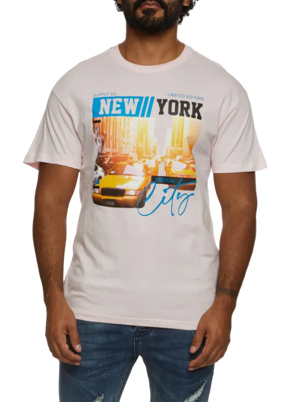 Mens New York City Graphic T Shirt sold by Rainbow
