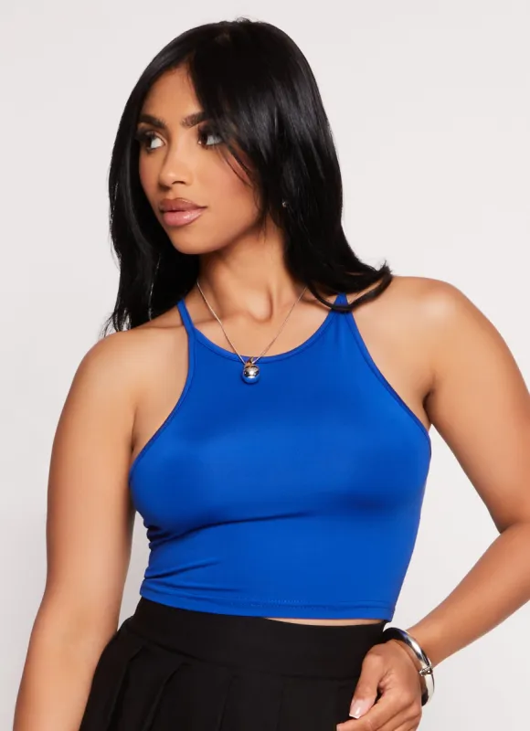 Daisy High Neck Cropped Cami sold by Rainbow