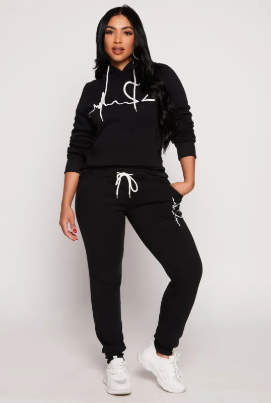 Baddie Graphic Trackpant - Black | Parallel