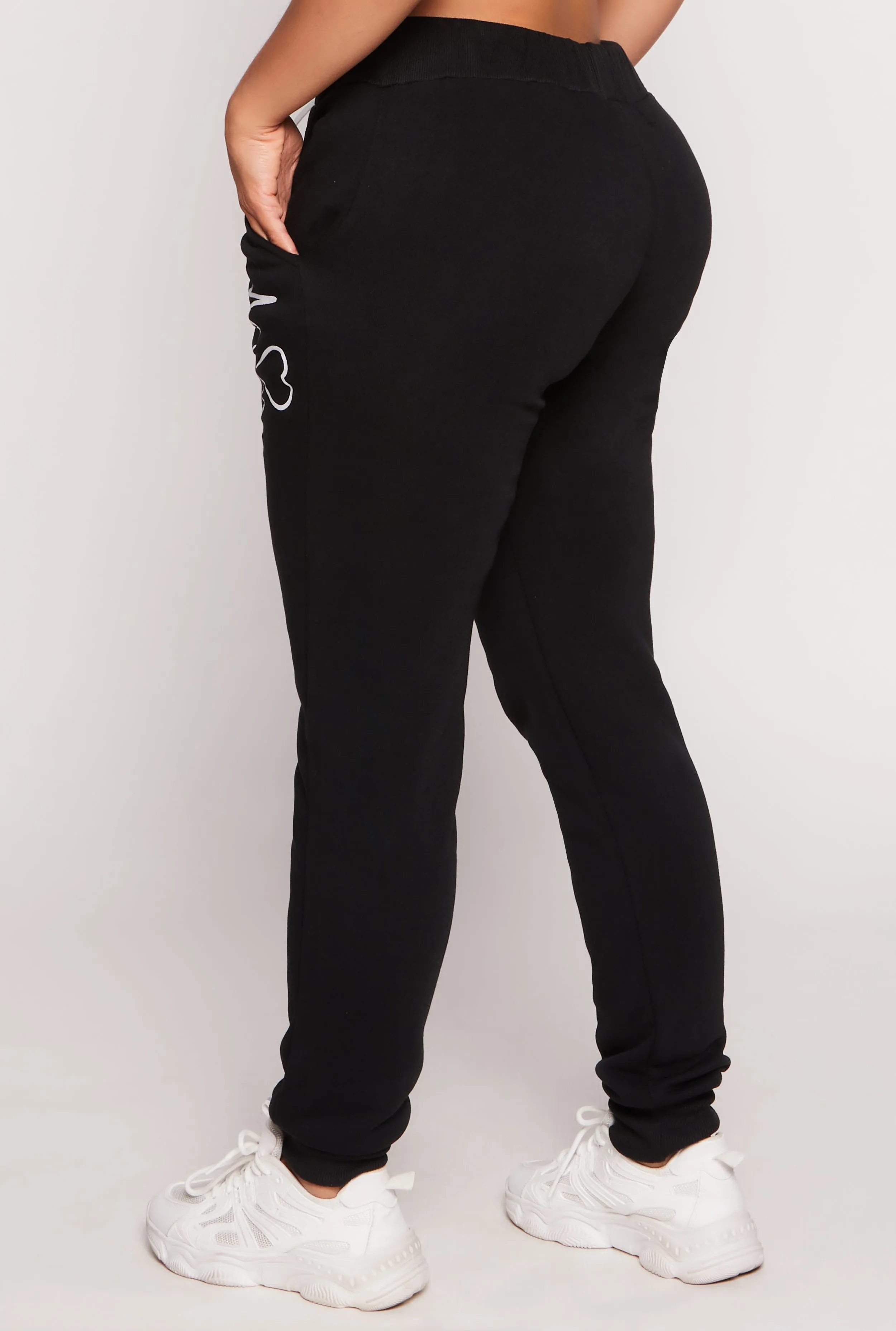 Heartbeat Graphic Joggers sold by Rainbow product image thumbnail 3