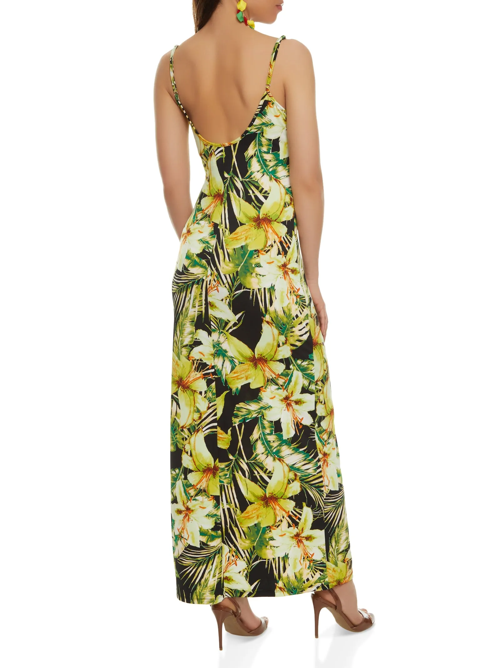 Haute Monde Floral Print Cami Maxi Dress sold by Rainbow product image thumbnail 3
