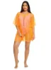 Fishnet Tie Waist Belted Cover Up Top sold by Rainbow