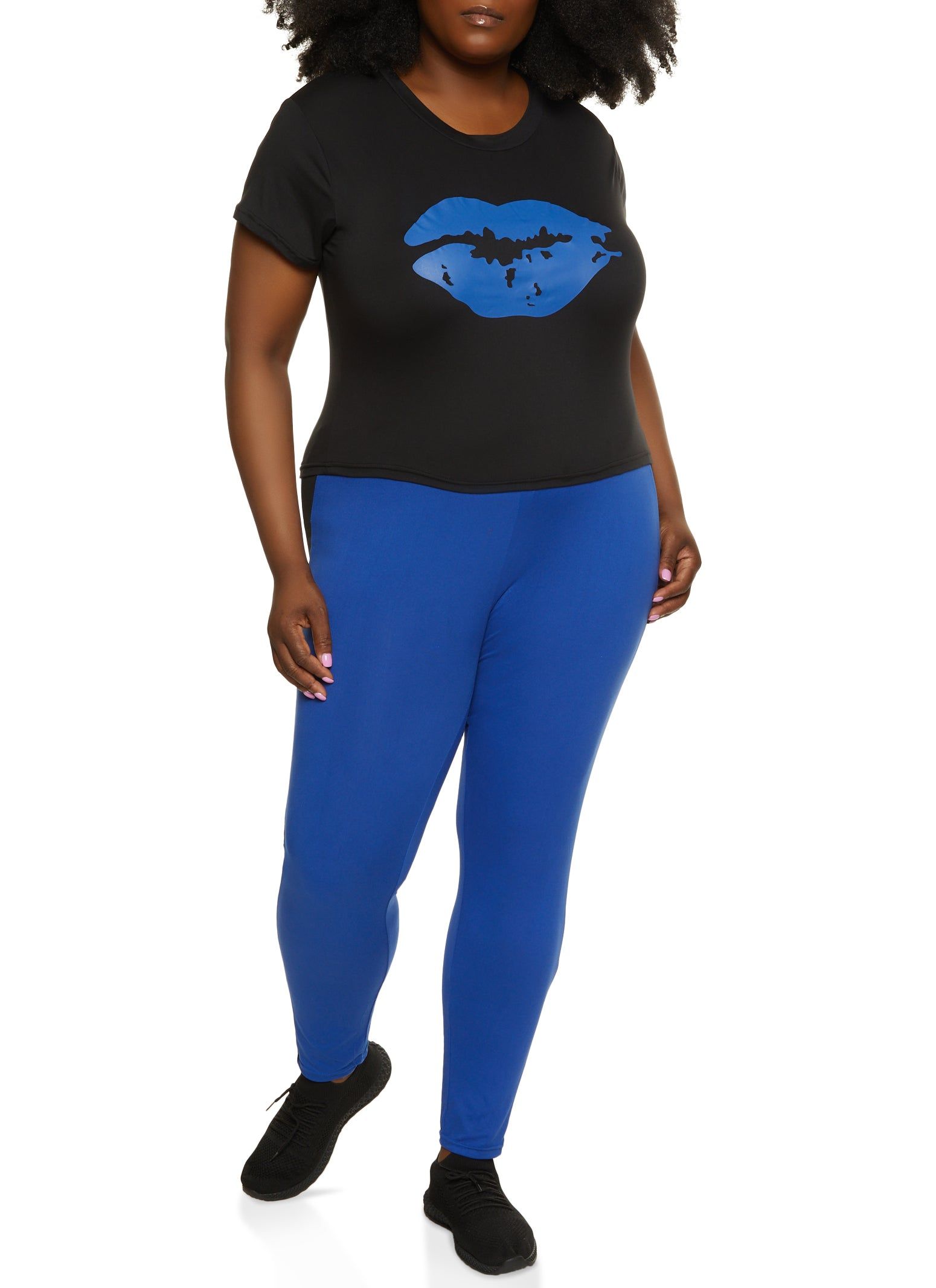 Plus Size Lip Graphic Tee sold by Rainbow product image thumbnail 2