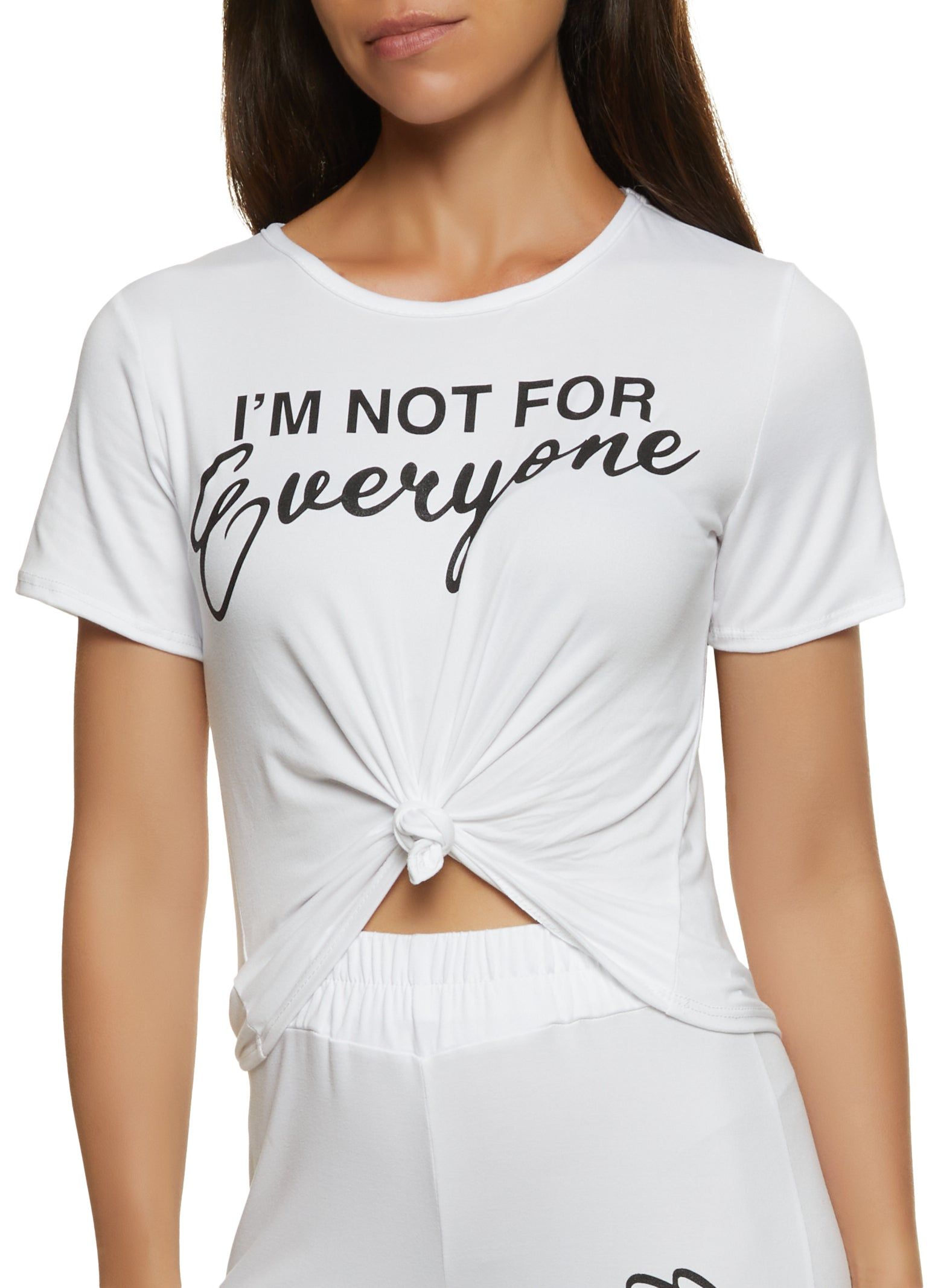 Not For Everyone Cropped Tee sold by Rainbow