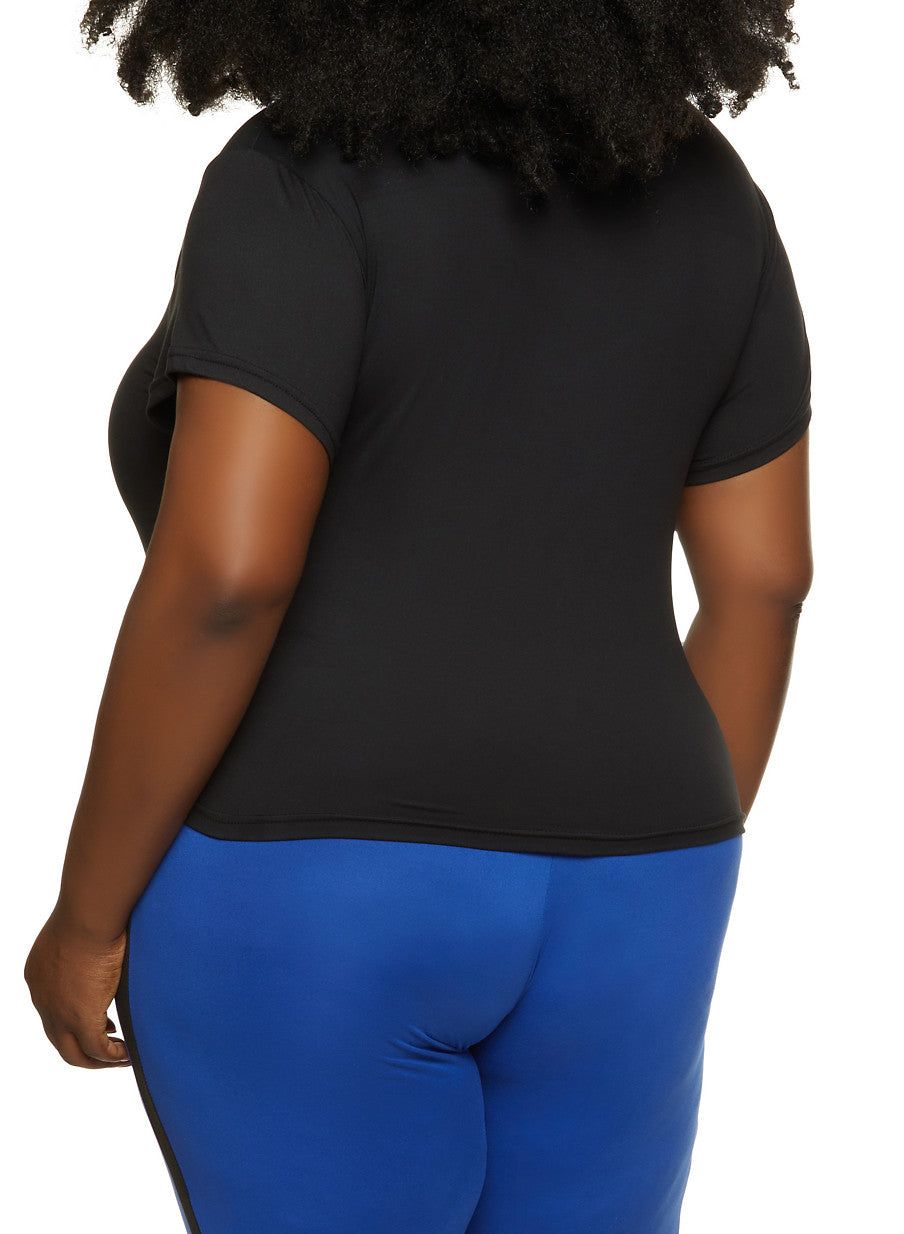 Plus Size Lip Graphic Tee sold by Rainbow product image thumbnail 3