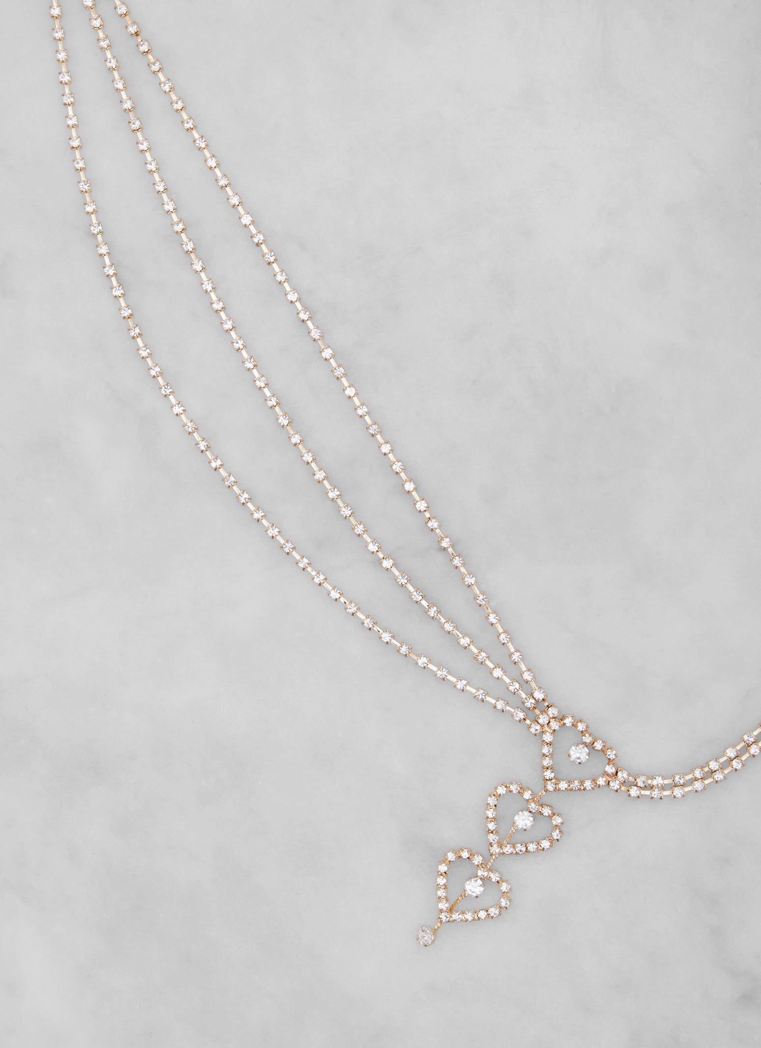 Heart Rhinestone Belly Chain sold by Rainbow product image thumbnail 2