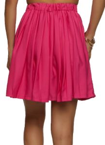 High Waisted Pleated Skirt sold by Rainbow