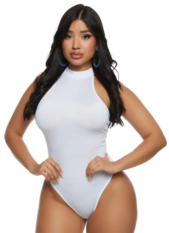 Daisy High Neck Racerback Bodysuit sold by Rainbow