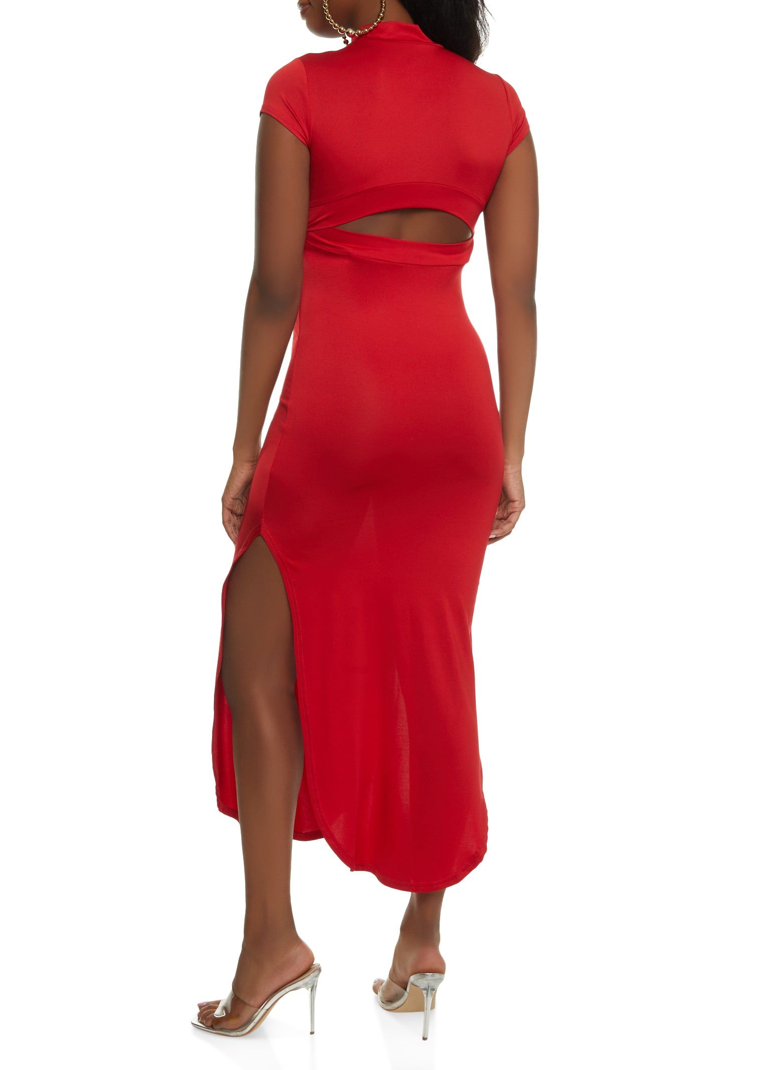 Keyhole Back T Shirt Maxi Dress sold by Rainbow product image thumbnail 3