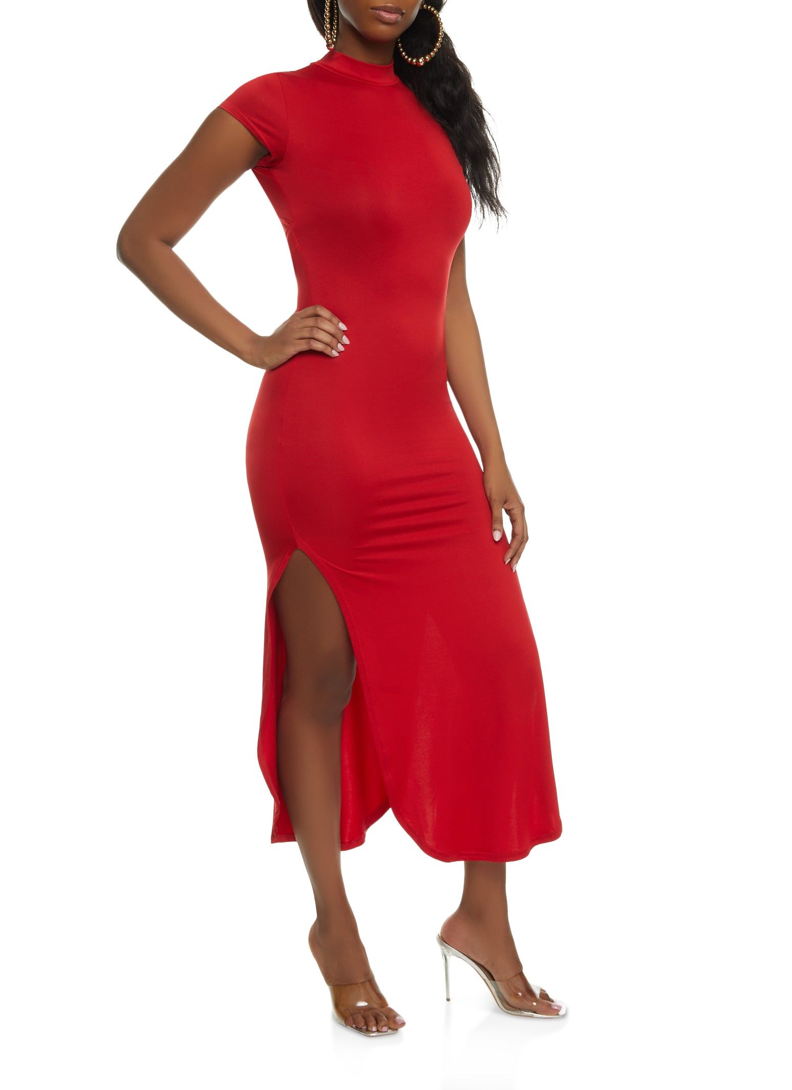 Keyhole Back T Shirt Maxi Dress sold by Rainbow