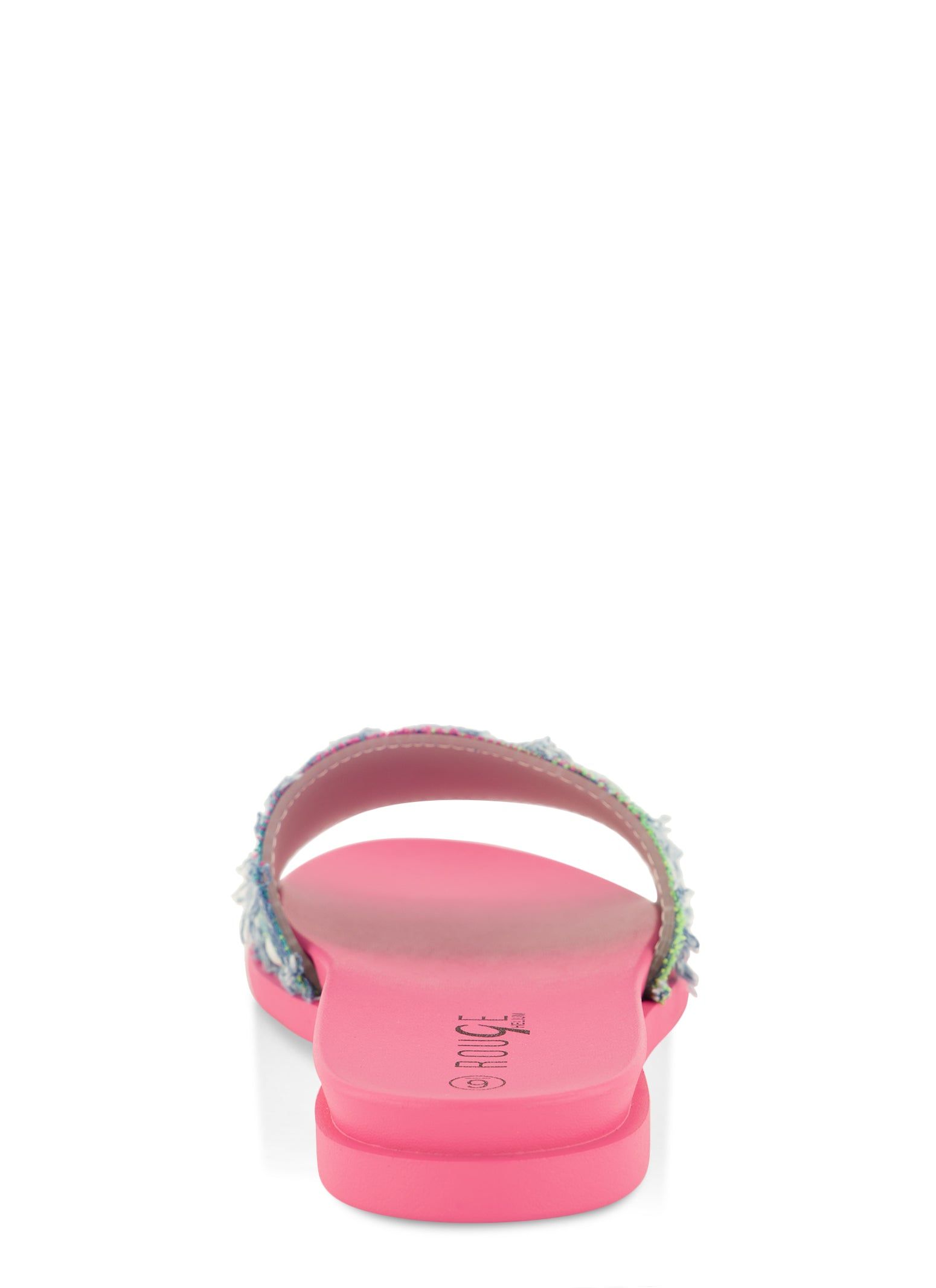 Denim Studded Band Slide Sandals sold by Rainbow product image thumbnail 3