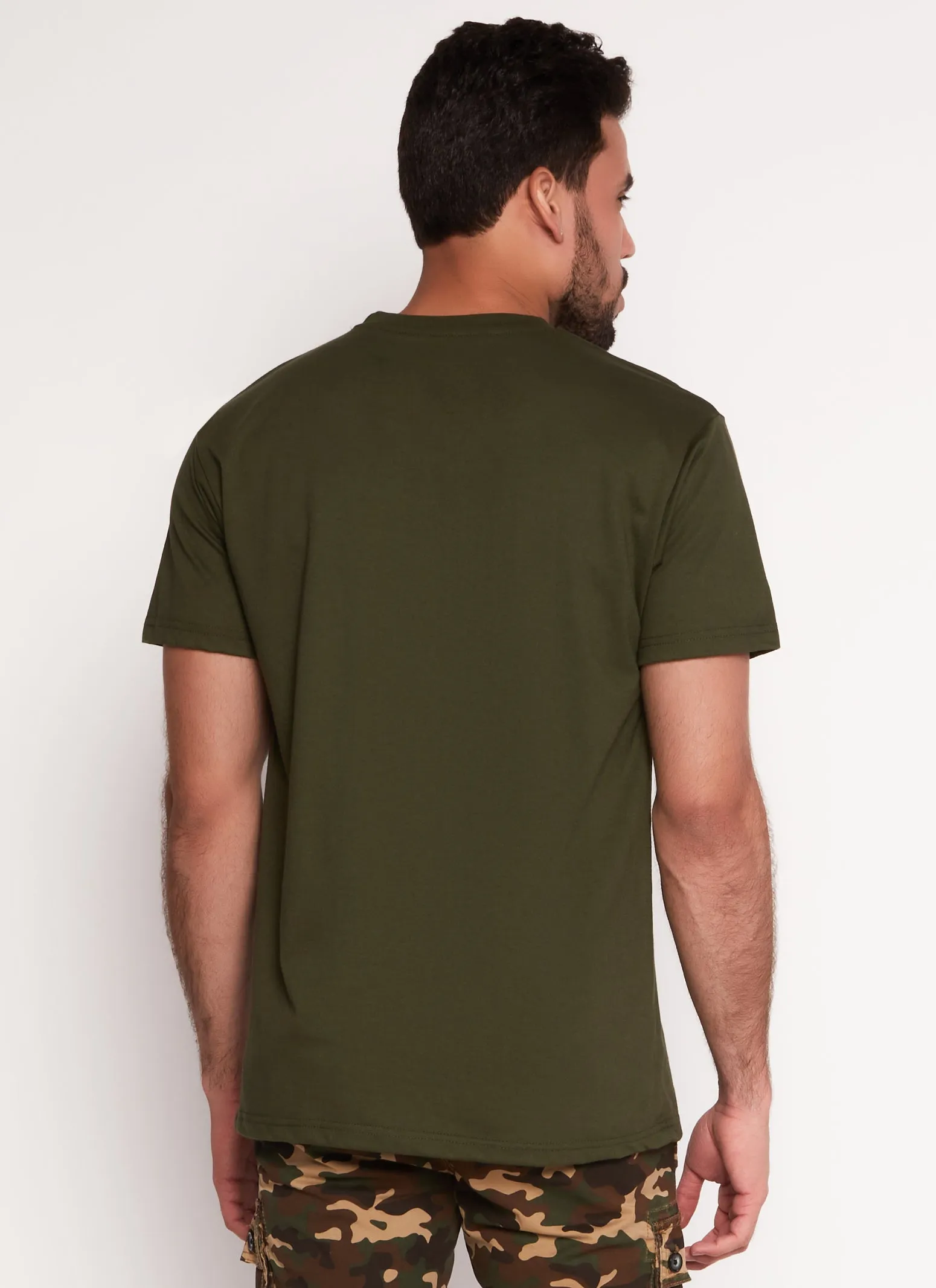 Mens Basic Crew Neck T Shirt sold by Rainbow product image thumbnail 3