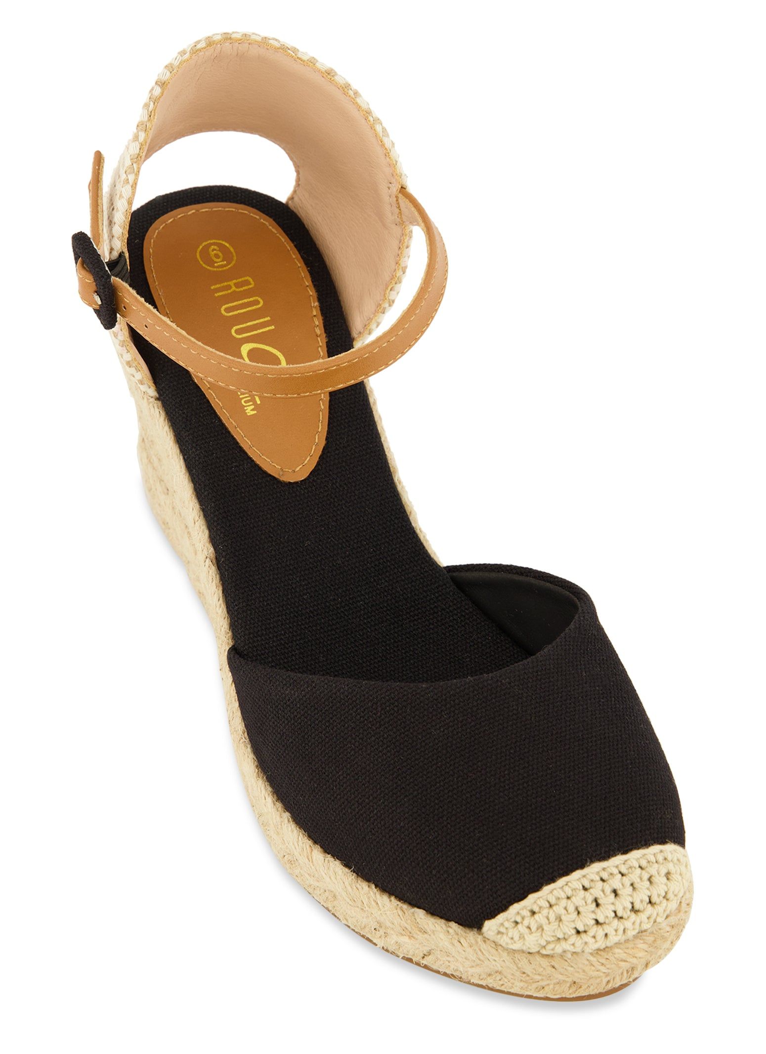 Buckle Strap Espadrille Wedge Sandals sold by Rainbow