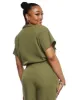 Plus Size Cargo Pocket Zip Front Crop Top sold by Rainbow