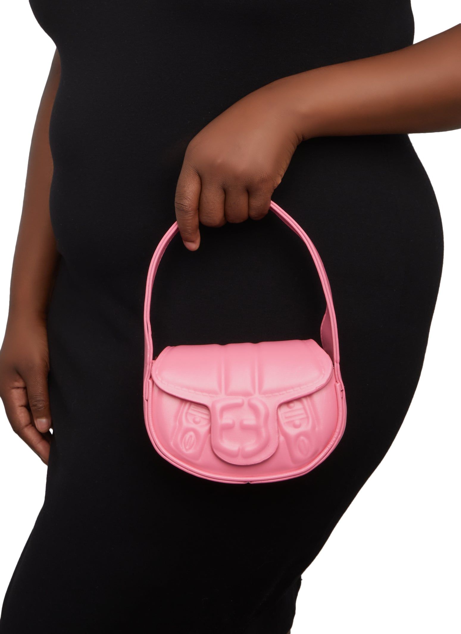 Mini Faux Leather Convertible Handbag sold by Rainbow