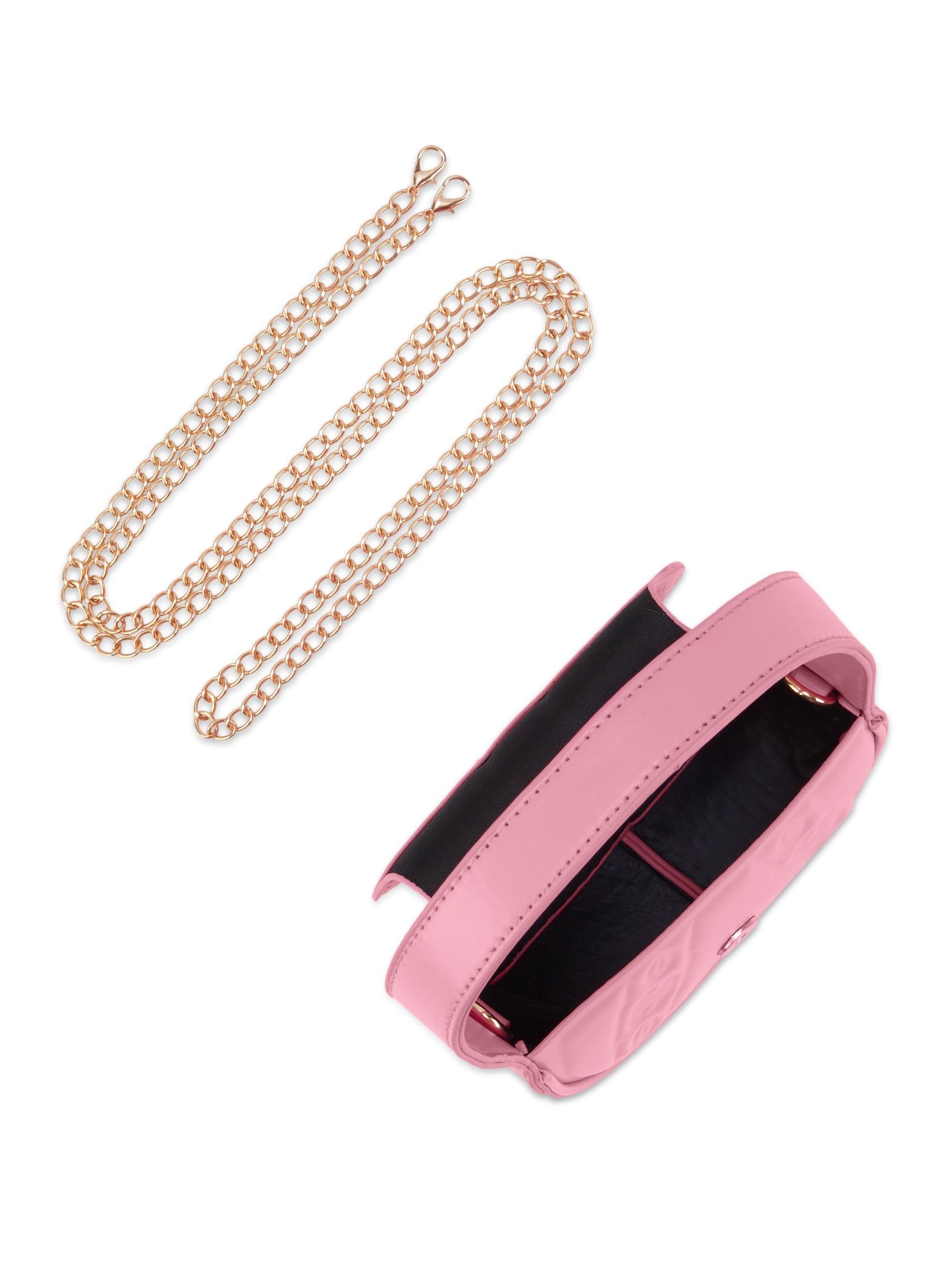 Mini Faux Leather Convertible Handbag sold by Rainbow product image thumbnail 5