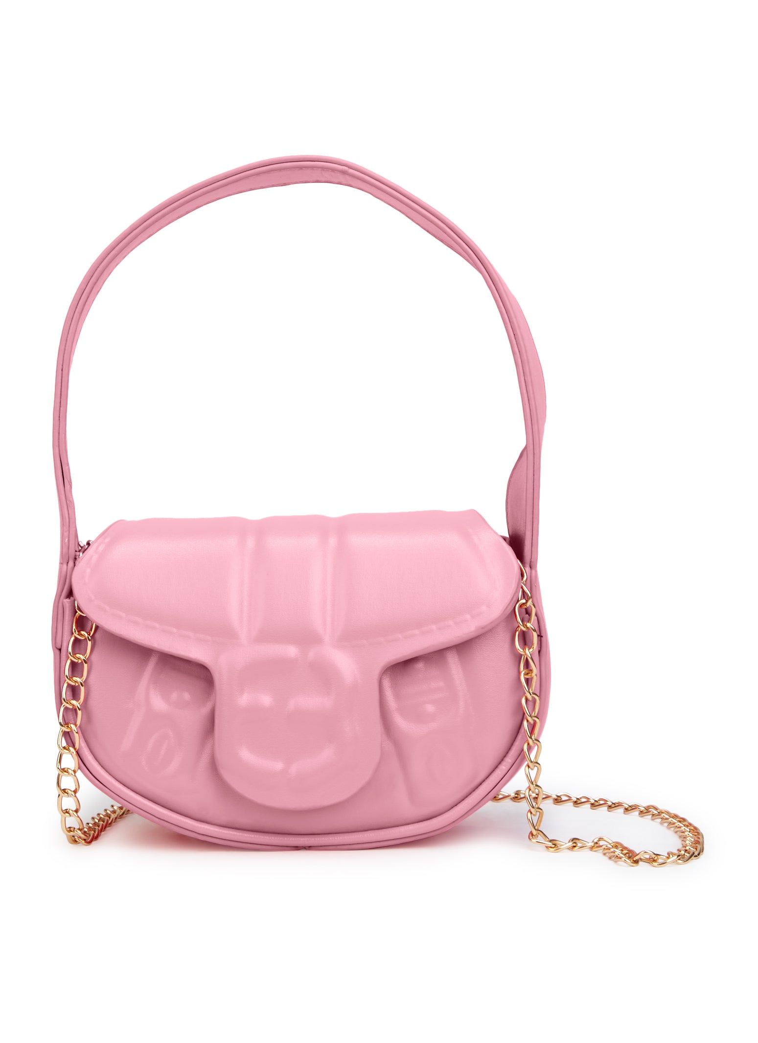 Mini Faux Leather Convertible Handbag sold by Rainbow product image thumbnail 2