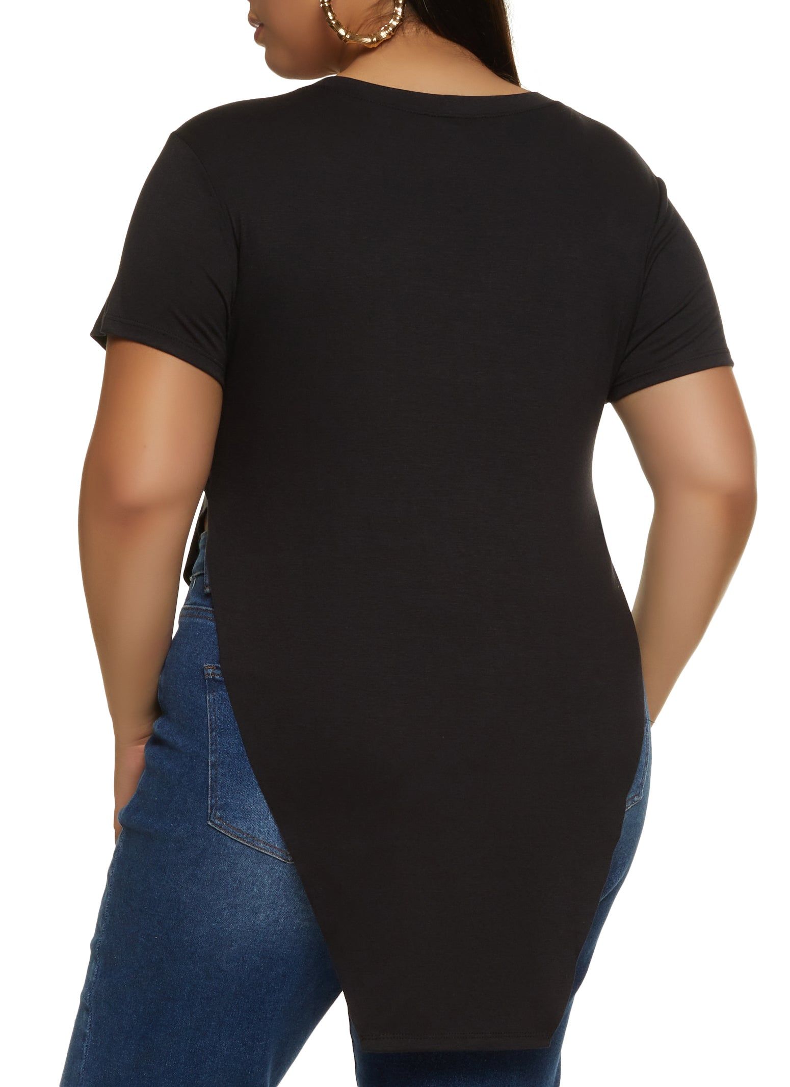 Plus Size Queen Of Everything Foiled Graphic Tee sold by Rainbow product image thumbnail 2