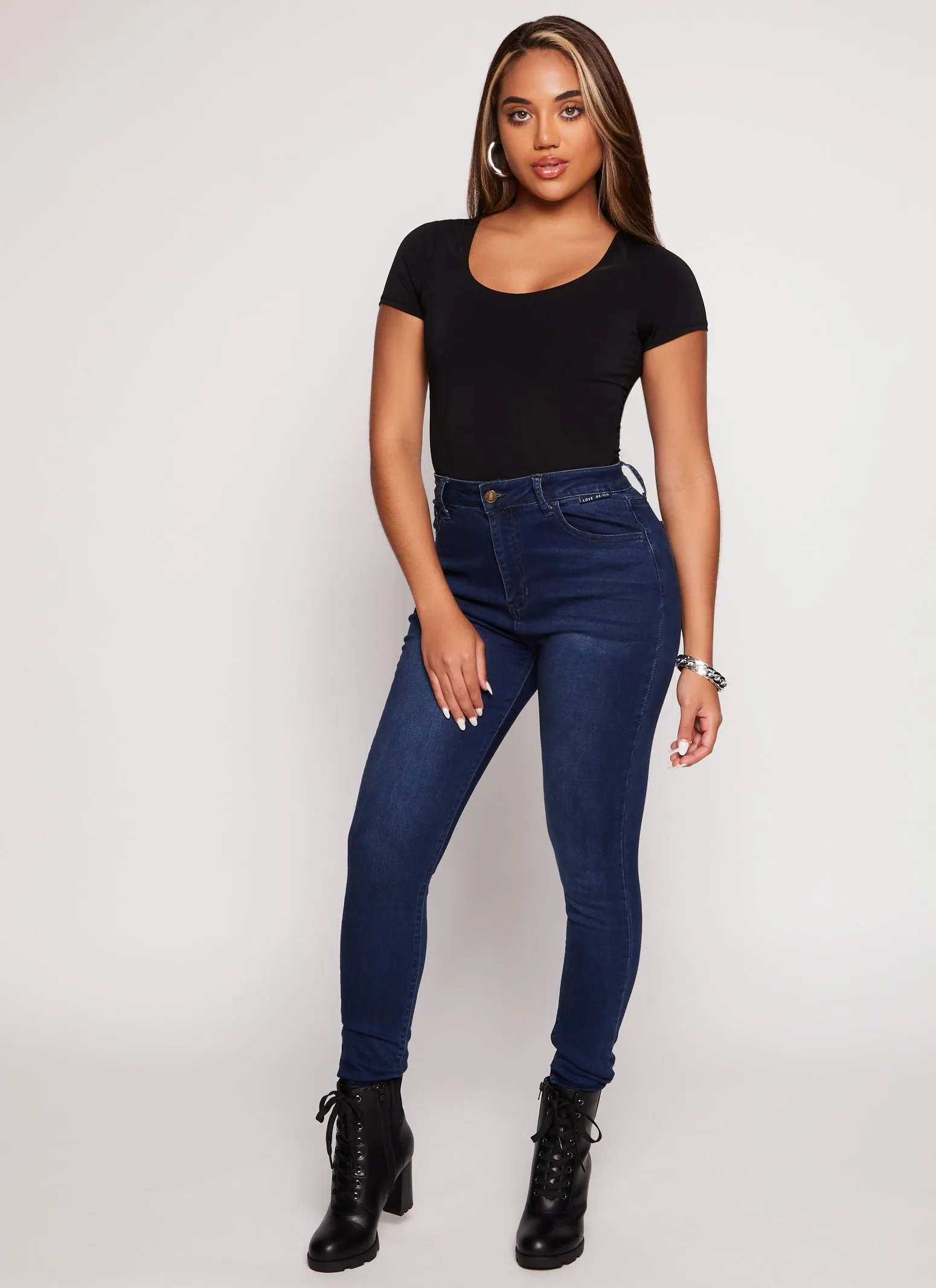 Short Sleeve Scoop Neck Bodysuit sold by Rainbow product image thumbnail 2