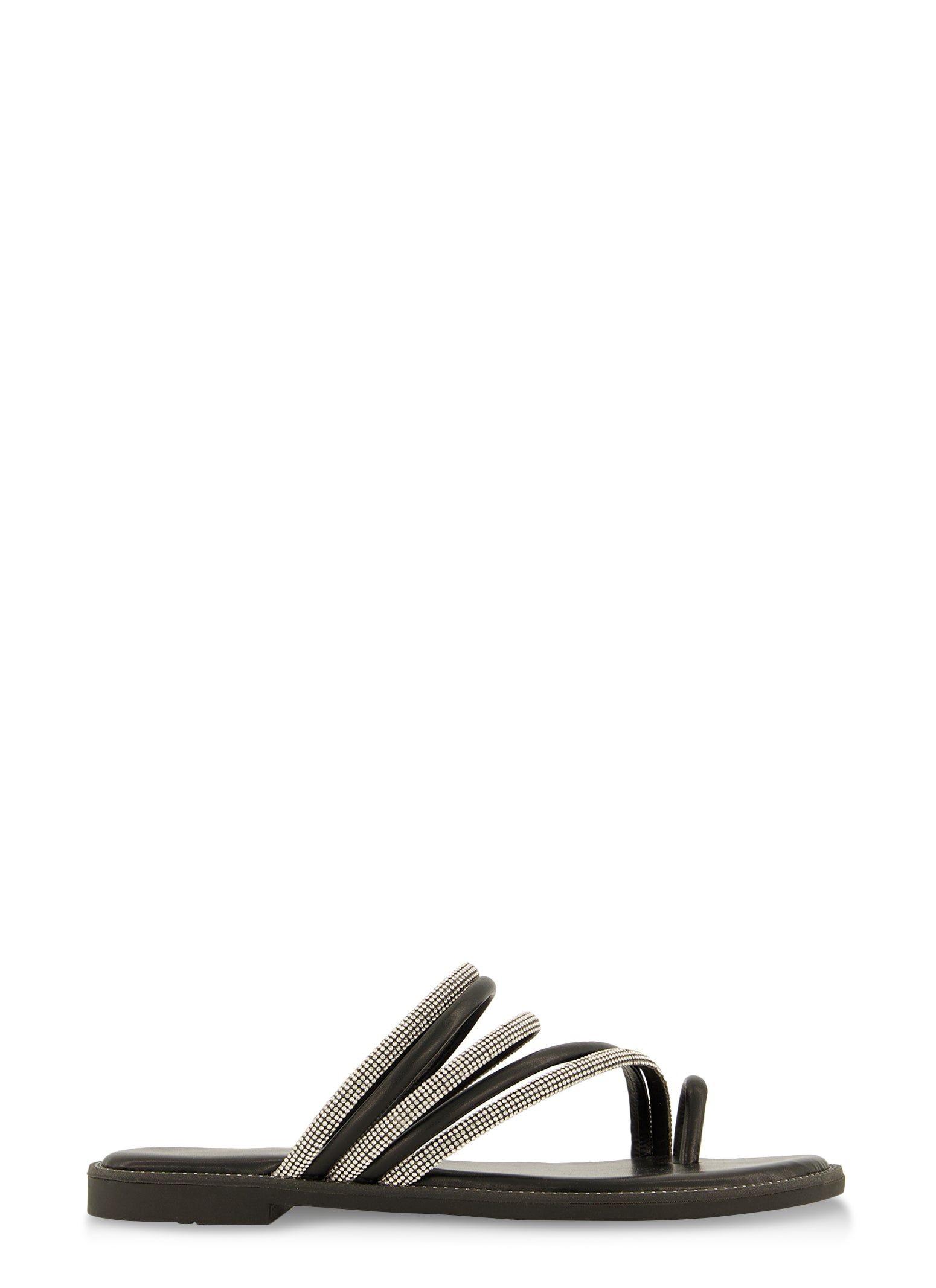 Rhinestone Studded Toe Loop Slide Sandals sold by Rainbow product image thumbnail 2