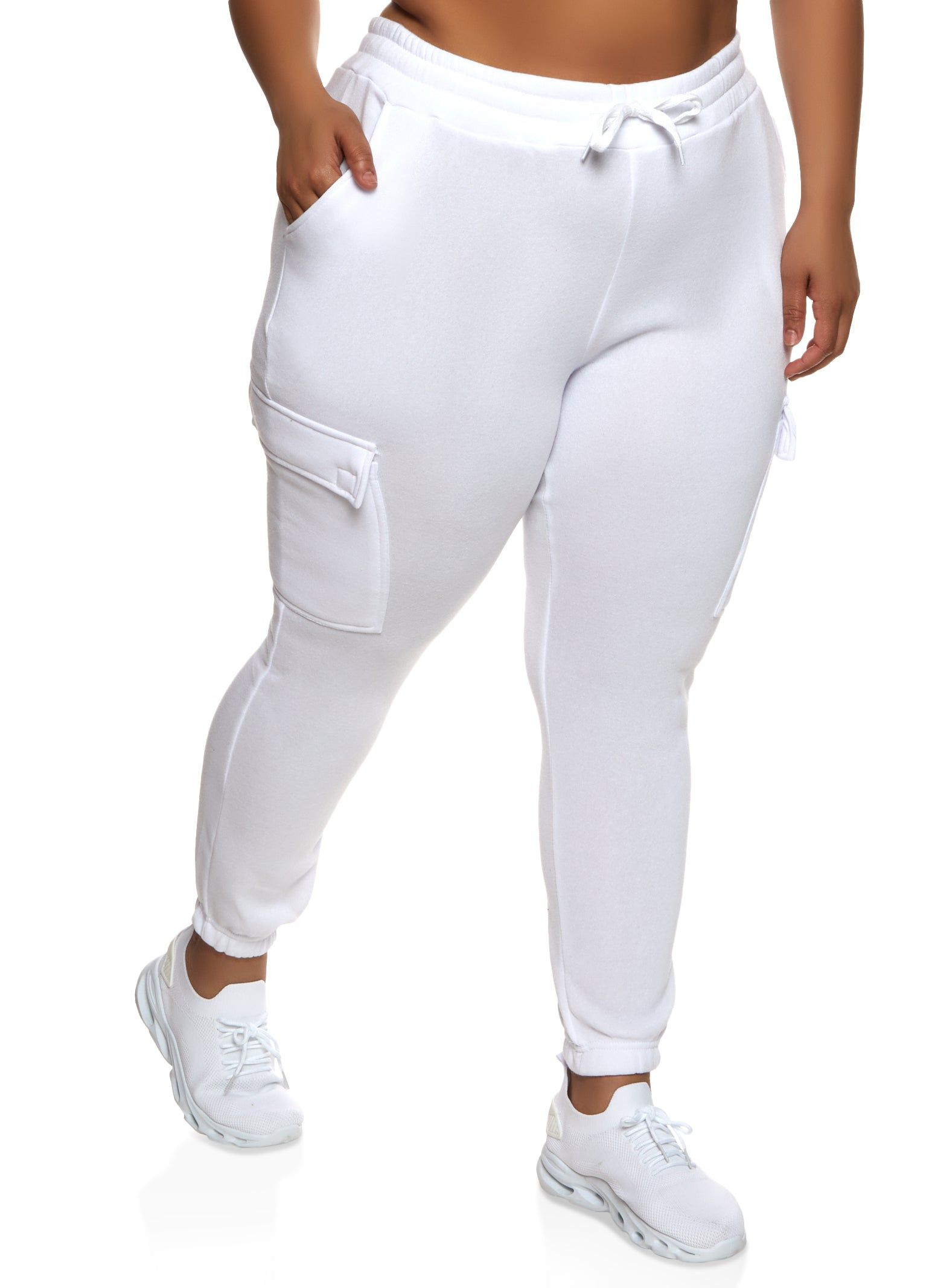Plus Size Drawstring Sweatpants sold by Rainbow