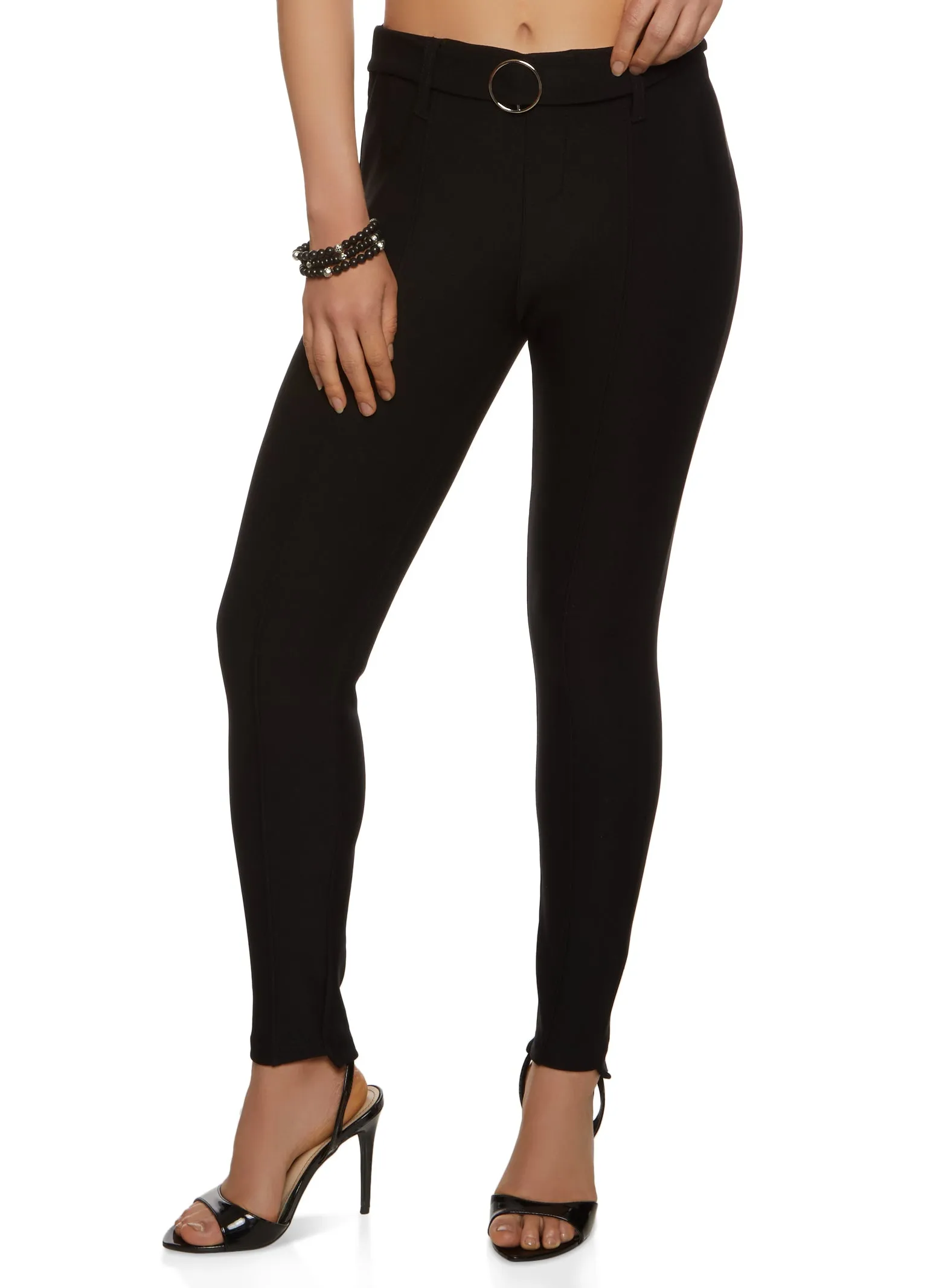 Snatched Belted Skinny Pants sold by Rainbow