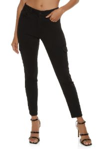 Twill Skinny Cargo Pants sold by Rainbow