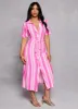 Tie Waist Belted Midi Shirt Dress sold by Rainbow