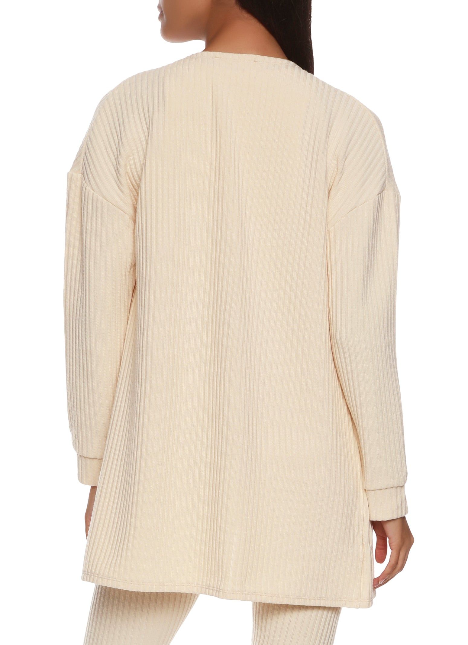 Basic Ribbed Knit Cardigan sold by Rainbow product image thumbnail 3