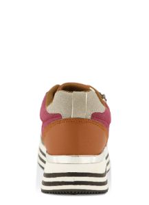 Color Blocked Platform Sneakers sold by Rainbow